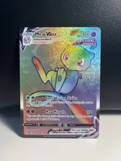 Pokemon TCG Mew VMAX Fusion Strike 268/264 Holo Secret Rare - Image 1