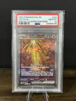 2023 Pokemon Pal en Chi-Yu EX Special Illustration Rare #259 PSA 10 - Image 1