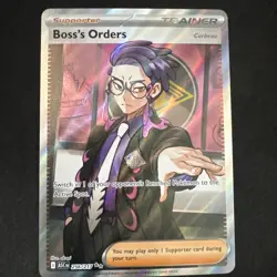 Boss’s Orders 256/217 Ultra Rare Full Art Pokemon TCG Ascended Heroes - Image 1