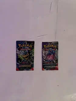 2 TCG Pokemon (S & V)Temporal Forces / Twilight Masquerade Booster Packs - Image 1