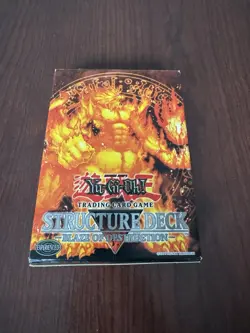 (1ST EDITION) YUGIOH TRADING CARD GAME STRUCTURE DECK BLAZE OF DESTRUCTION - Image 1