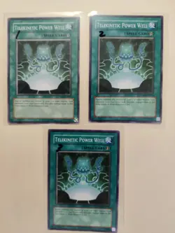 3x Telekinetic Power Well CRMS-EN055 - Common Yugioh! LP - Image 1