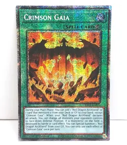 Yugioh Crimson Gaia RA05-EN070 Starlight 1st Edition NM - Image 1