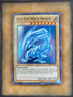 Yugioh Blue-Eyes White Dragon DPKB-EN001 Super Rare NM - Image 1