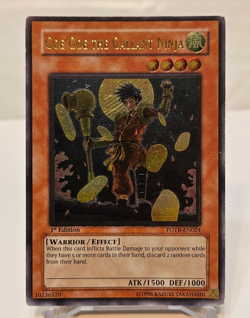 Ultimate Rare Goe Goe the Gallant Ninja FOTB-EN024 1st Edition Yugioh 950 - Image 1