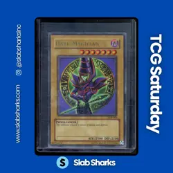 2002 YU-GI-OH LEGEND OF BLUE EYES WHITE DRAGON NA ENGLISH #LOB-005 DARK MAGICIAN - Image 1