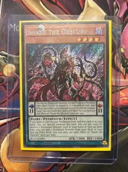 Yugioh Shade the Obscure BLZD-EN083 SECRET RARE NM - Image 1