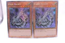 1st Edition Cyber Dragon RA03-EN155 - Platinum Secret Rare - YuGiOh x2 - Image 1
