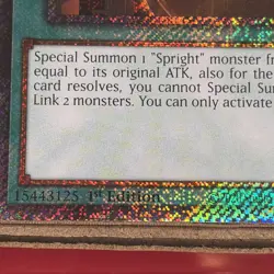 Yu Gi-Oh -Rarity Collection - #RAO5-ENO68 - Spright Starter- 15443125 -New🔥 - Image 5