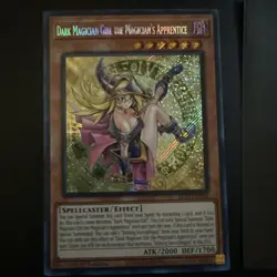 DARK MAGICIAN GIRL THE MAGICIAN'S APPRENTICE SECRET RARE ALIN-EN004 NM YUGIOH - Image 2