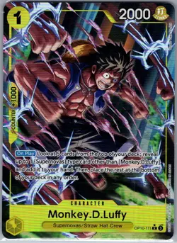 Monkey.D.Luffy (Alternate Art) OP10-111 English Royal Blood - One Piece - NM - Image 1