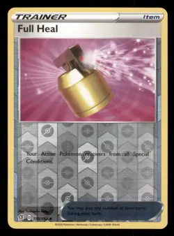 Full Heal SWSH02: Rebel Clash #159/192 Uncommon Reverse Holo Pokemon LP - Image 1