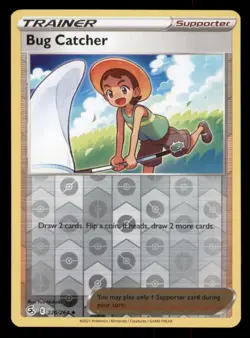 Bug Catcher SWSH08: Fusion Strike #226/264 Uncommon Reverse Holo Pokemon LP - Image 1