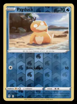 Psyduck SWSH07: Evolving Skies #024/203 Common Reverse Holo Pokemon LP - Image 1