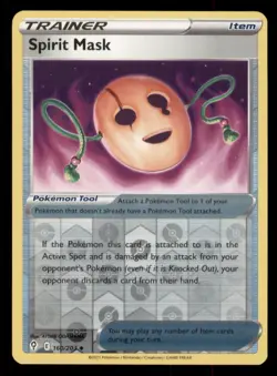 Spirit Mask SWSH07: Evolving Skies #160/203 Uncommon Reverse Holo Pokemon LP - Image 1