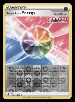 Fusion Strike Energy SWSH08: Fusion Strike #244/264 UC Reverse Holo Pokemon LP - Image 1