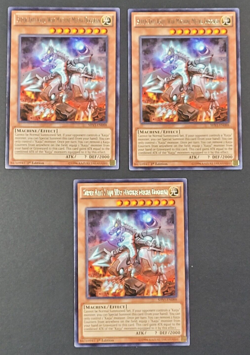 Yugioh - 3x Super Anti-Kaiju War Machine Mecha Dogoran SHVI-EN088 - NM 1st 2016 - Image 1