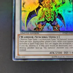Yugioh - 1x Legendary Six Samurai - Shi En - RYMP-ENSE1 - LP - Limited - 2012 - Image 4