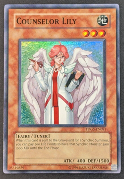 Yugioh TCG - 1x Counselor Lily - TDGS-EN081 - NM - 1st Edition - Super Rare 2008 - Image 1