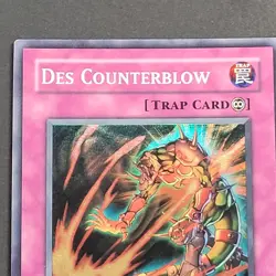 Yugioh TCG - Des Counterblow - AST-107 - LP - Common - 1st Ed, Vintage Trap 2004 - Image 5