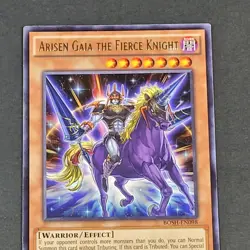 Yugioh TCG - Arisen Gaia The Fierce Knight - BOSH-EN098 - LP/NM - Rare 1st 2015 - Image 5