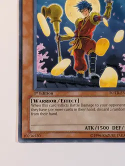 Yugioh TCG - 1x Goe Goe the Gallant Ninja - FOTB-EN024 - NM - 1st Edition - 2007 - Image 5