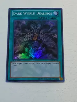 Yugioh - 1x Dark World Dealings - Super Rare - LCJW-EN251 - 1st Ed - NM 2013 - Image 5