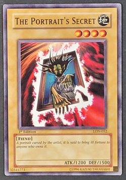 Yugioh TCG- The Portrait's Secret - LON-052 - MP - Vintage, 1st Ed - Common 2003 - Image 1