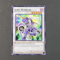 Yugioh TCG- Junk Warrior - SDSE-EN043 - NM - 1st Ed. - Common - Synchro - 2015 - Image 2