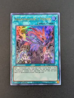 Yugioh TCG - 1x Abomination's Prison - MP20-EN182 - NM - 1st - Ultra Rare - 2020 - Image 3