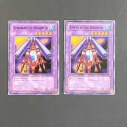 Yugioh TCG - 2x Amphibious Bugroth - MDP2-EN012 - Limited Edition, NM Promo 2006 - Image 1