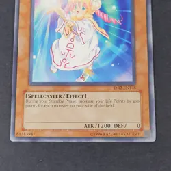 Yugioh TCG - 1x White Magician Pikeru. DR2-EN145 - LP/NM - Unlimited Common 2005 - Image 3