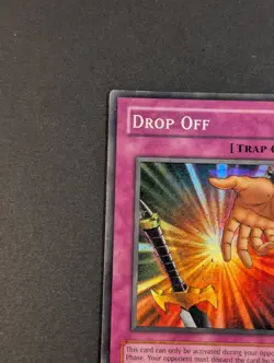 Yugioh TCG - 1x Drop Off - LOD-097 - LP/MP - Vintage Unlimited - Super Rare 2003 - Image 3