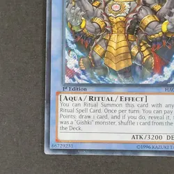 Yugioh TCG - Gishki Zielgigas - HA07-EN057 - LP/NM - 1st Ed. - Secret Rare, 2013 - Image 4