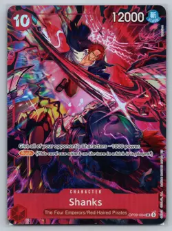 Shanks (004) (English Version 2nd Anniversary Set) OP09-004 One Piece Promotion - Image 1