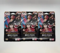One Piece OP-09 Emperors In The New World 12-Card Sleeved Booster Pack Lot of 3 - Image 3