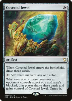 Coveted Jewel Commander 2018 NM Artifact Rare MAGIC GATHERING CARD ABUGames - Image 1