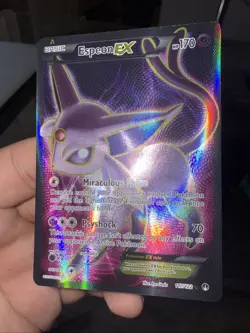 Pokemon TCG Espeon-EX Holo Full Art Ultra Rare Card Breakpoint 117/122 NM - Image 1