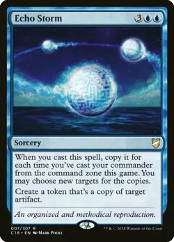 Echo Storm Commander 2018 NM Blue Rare MAGIC THE GATHERING MTG CARD ABUGames - Image 1