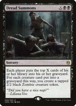 Dread Summons Commander Anthology NM Black Rare MAGIC GATHERING CARD ABUGames - Image 1
