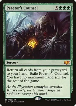 Praetor's Counsel Commander 2014 NM Green Mythic Rare MAGIC MTG CARD ABUGames - Image 1