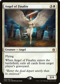 Angel of Finality Commander Anthology NM White Rare MAGIC MTG CARD ABUGames - Image 1