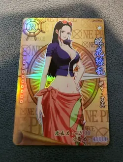 🔥Nico Robin R RARE One Piece Anime Card CCG Gold HoloFoil HZ01031🔥 - Image 3