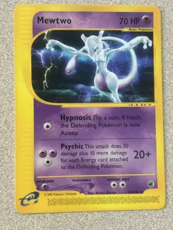 Pokemon TCG Mewtwo Expedition Card 56/165 Regular Rare E-Reader - Image 2