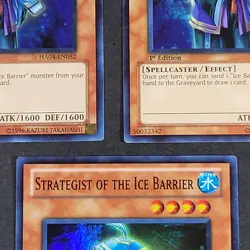 Yugioh TCG - 3x Strategist of the Ice Barrier - HA04-EN052 - NM - 1st - 2011 - Image 3