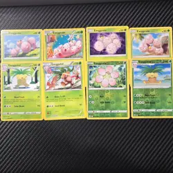 Pokemon TCG card lot Exeggcute & Exeggutor Sun & Moon XY Sword & Shield 8x Grass - Image 1
