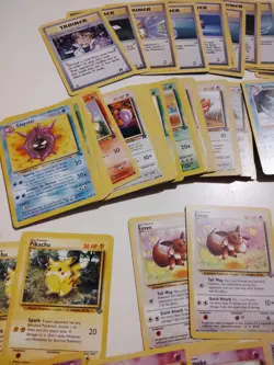 168 Vintage Pokemon Card Lot 1999 WOTC Base Jungle Fossil Common Uncommon LP-HP - Image 4