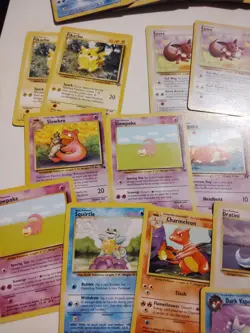 168 Vintage Pokemon Card Lot 1999 WOTC Base Jungle Fossil Common Uncommon LP-HP - Image 5