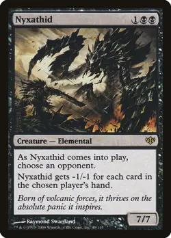 Nyxathid Conflux HEAVILY PLD Black Rare MAGIC THE GATHERING MTG CARD ABUGames - Image 1