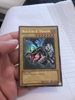 SDJ-001 Red-Eyes B. Dragon Yugioh Card - Image 2
